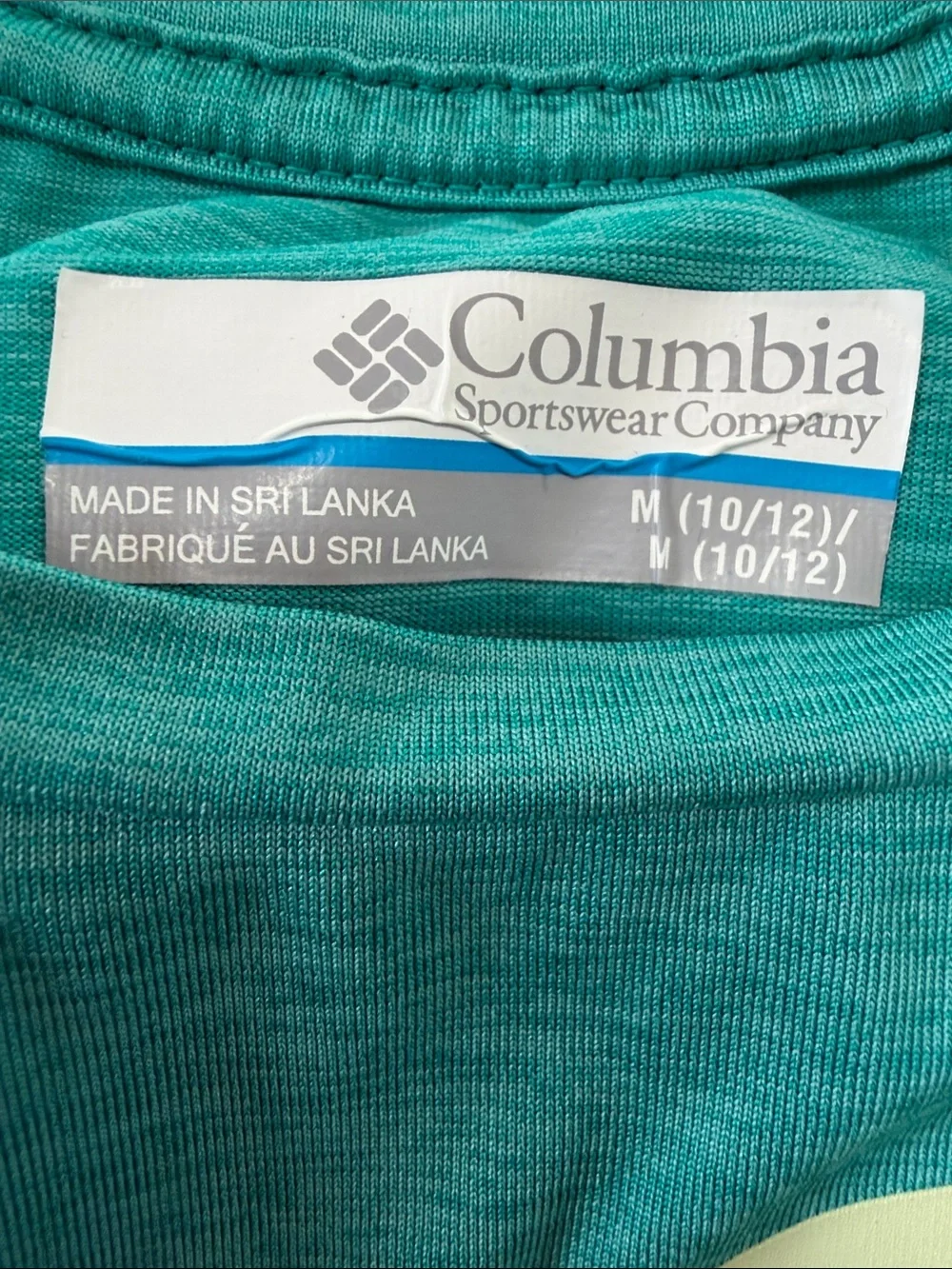 Youth Columbia Teal Short-Sleeve Omni-shade Mountain Graphic Tee